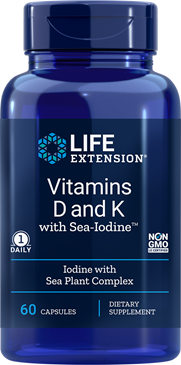 Vitamins D and K with Sea-Iodine