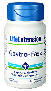 Life Extension Gastro-Ease. 60 vegetarian capsules