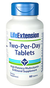 Life Extension Two-Per-Day Tablets - 60 tablets